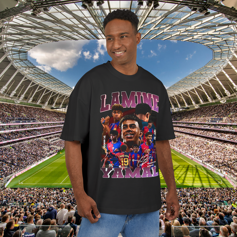Lamine Yamal Football Streetwear Shirt Premium 100% Airlume Cotton Unisex