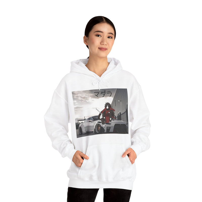 Madara Gtr R35 Good Vibes White Hoodie Premium Unisex