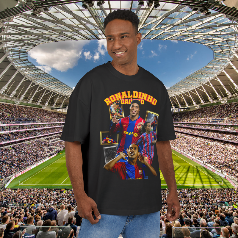 Ronaldinho Gaúcho Football Streetwear Shirt Premium 100% Airlume Cotton Unisex