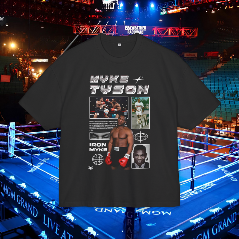 Mike Tyson Boxing Streetwear Shirt Premium 100% Airlume Cotton Unisex
