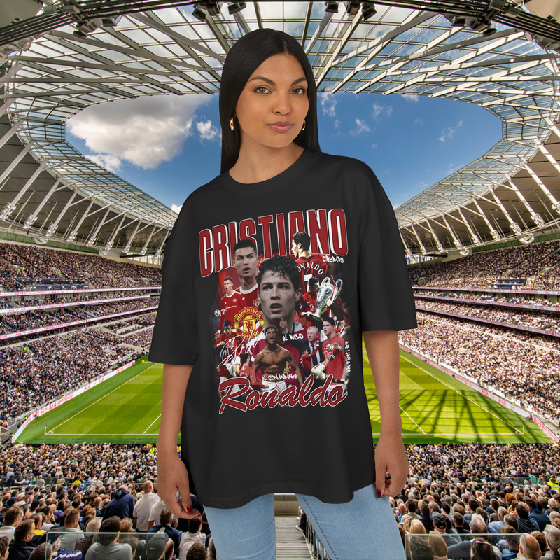 Cristiano Ronaldo Shirt Premium 100% Airlume Cotton Streetwear Oversized Unisex