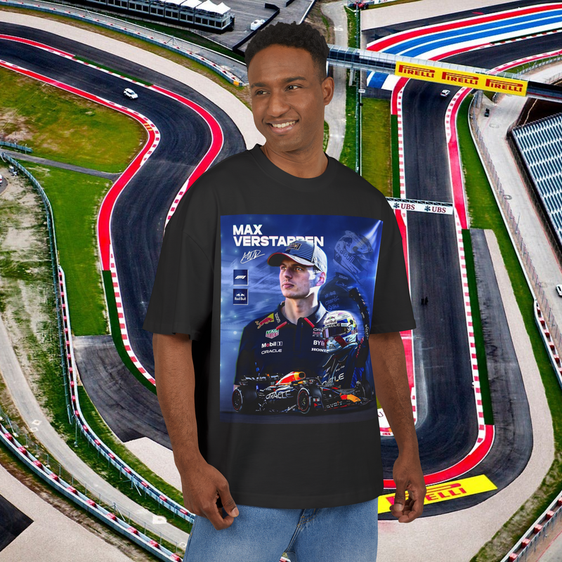 Max Verstappen Shirt Streetwear Oversized Premium 100% Airlume Cotton Unisex