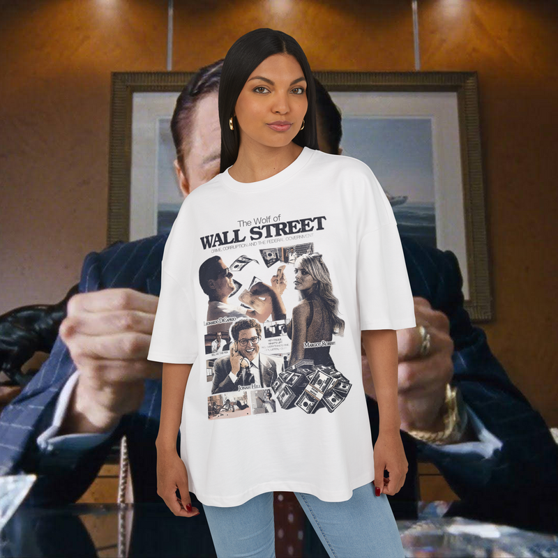 The Wolf Of Wall Street Movie Streetwear White Limited Edition Shirt Premium 100% Airlume Cotton Unisex