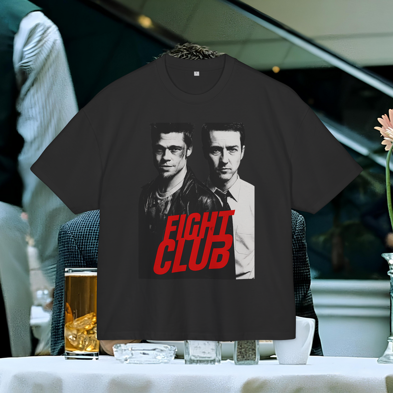 Fight Club Movie Streetwear Shirt Premium 100% Airlume Cotton Unisex