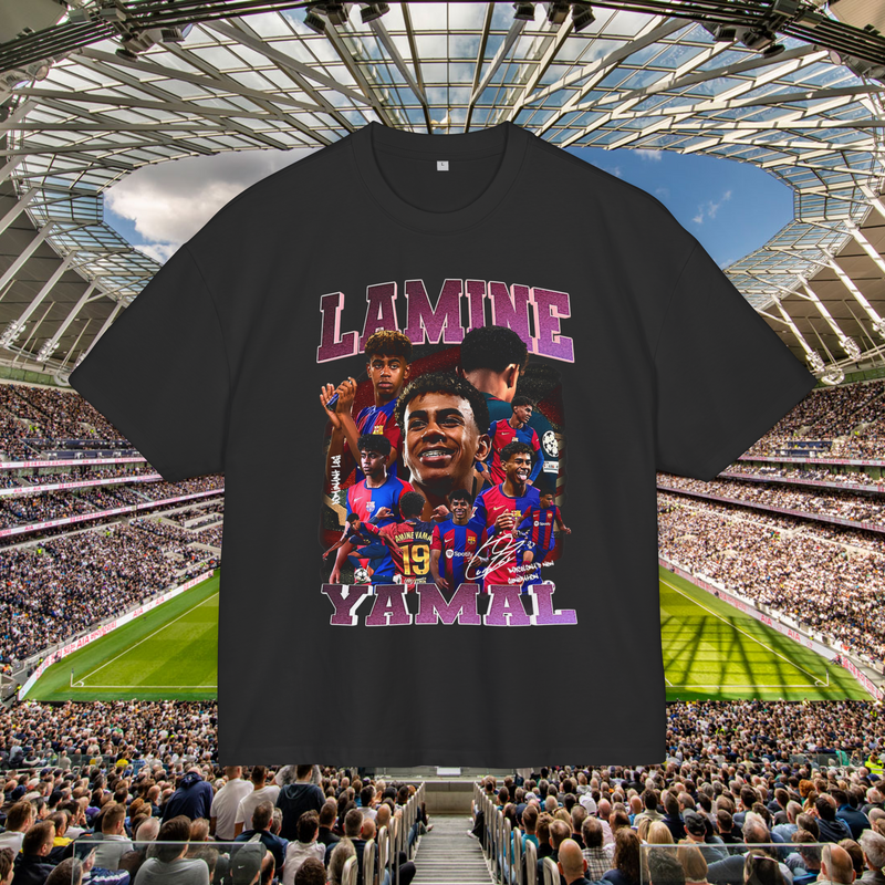 Lamine Yamal Football Streetwear Shirt Premium 100% Airlume Cotton Unisex