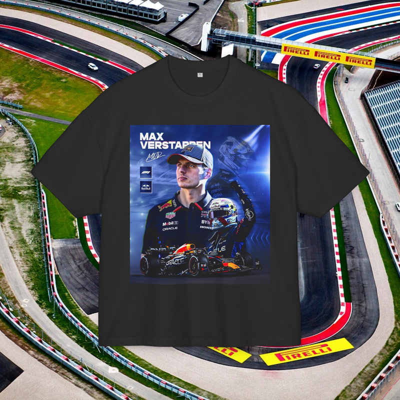 Max Verstappen Shirt Streetwear Oversized Premium 100% Airlume Cotton Unisex