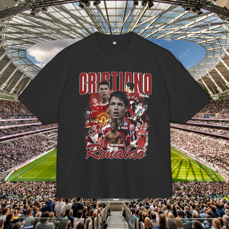 Cristiano Ronaldo Shirt Premium 100% Airlume Cotton Streetwear Oversized Unisex