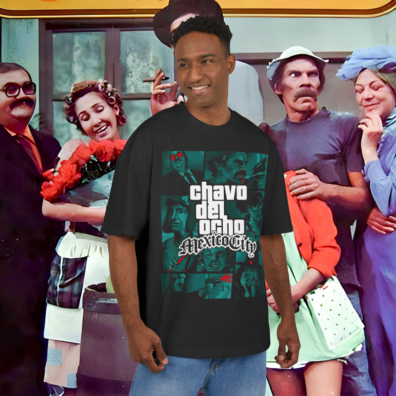 Chavo Del Ocho Serie Mexíco City Streetwear Shirt Premium 100% Airlume Cotton Unisex