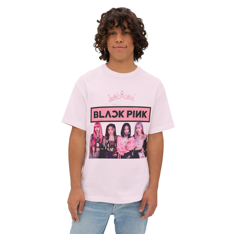 Black Pink Kpop Group Streetwear Pink Shirt Premium 100% Airlume Cotton Unisex