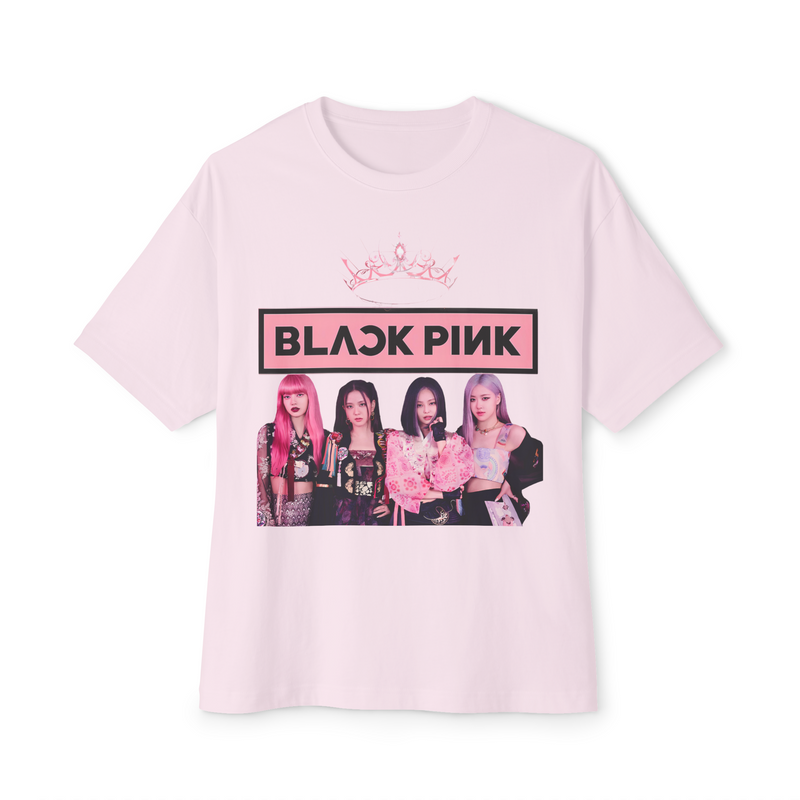 Black Pink Kpop Group Streetwear Pink Shirt Premium 100% Airlume Cotton Unisex