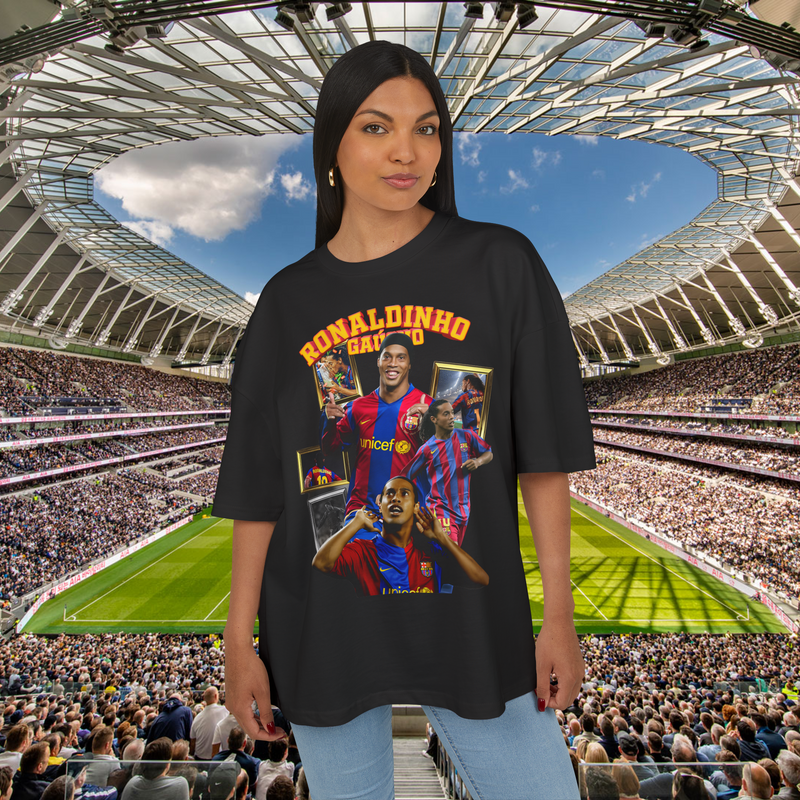Ronaldinho Gaúcho Football Streetwear Shirt Premium 100% Airlume Cotton Unisex