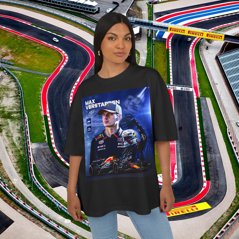 Max Verstappen Shirt Streetwear Oversized Premium 100% Airlume Cotton Unisex